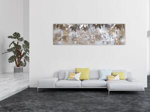 Obraz - Jesienne liście (170x50 cm)