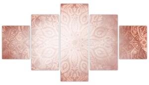 Obraz - Różowa mandala (125x70 cm)