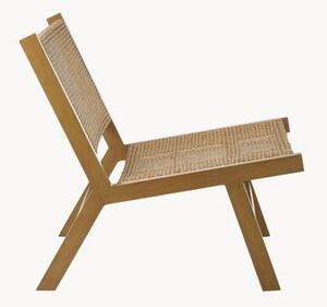 Fotel ogrodowy o wyglądzie drewna Palina
