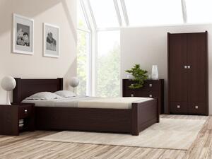 Drewniane łóżko RITA 160 x 200 cm drewniana sypialnia