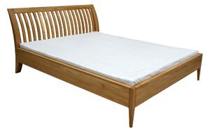 Drewniane łóżko PAOLA 180 x 200 cm dębowe, styl skandynawski