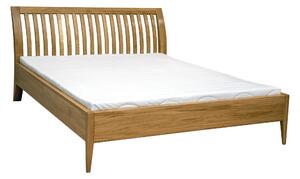 Drewniane łóżko PAOLA 140 x 200 cm dębowe, styl skandynawski