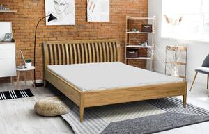 Drewniane łóżko PAOLA 180 x 200 cm dębowe, styl skandynawski