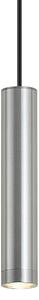Designerska lampa wisząca Gunmetal GU10 50mm IP44 - Tuba