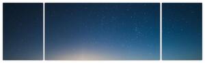 Obraz - Nocne niebo nad drogą (170x50 cm)