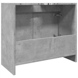 Szafka pod umywalkę, szarość betonu, 63x29x55 cm