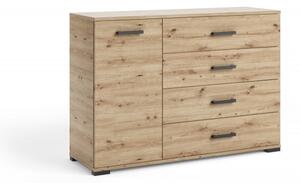 Pojemna komoda Fado 120 cm szuflady półka pięć kolorów