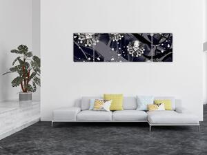 Obraz - Diamenty w pomieszczeniu (170x50 cm)
