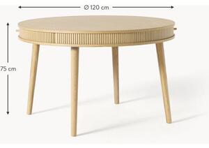 Okrągły stół do jadalni Calary, Ø 120 cm