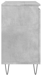 Szafka łazienkowa, szarość betonu, 58x33x60 cm