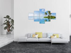 Obraz - Tropikalna wyspa (125x70 cm)