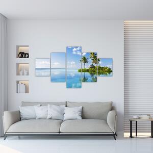 Obraz - Tropikalna wyspa (125x70 cm)