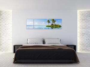 Obraz - Tropikalna wyspa (170x50 cm)