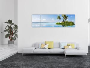 Obraz - Tropikalna wyspa (170x50 cm)