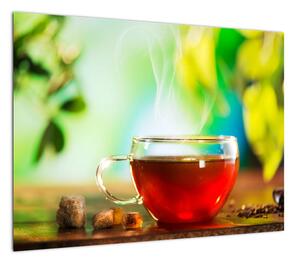 Obraz - Martwa natura z herbatą (70x50 cm)