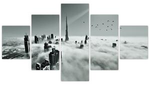 Obraz - Wieżowce w Dubaju (125x70 cm)