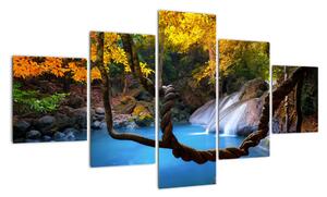 Obraz - Wodospady w Azji (125x70 cm)