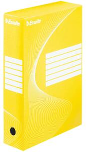 Esselte Pudełka archiwizacyjne, 25 szt., żółte, 80 mm