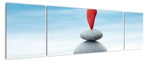 Obraz - Równowaga z kamieniami (170x50 cm)