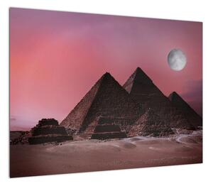 Obraz - Piramidy w Gizie, Egipt (70x50 cm)