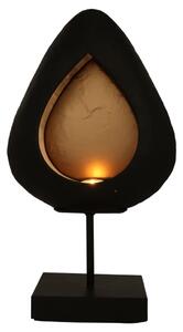 Lesli Living Świecznik w formie kropli na stojaku, 39,6x13x59,5 cm