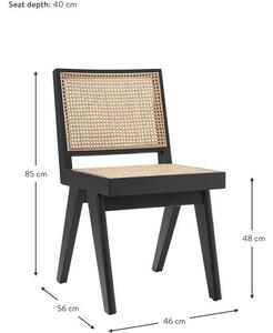 Krzesło z drewna z plecionką wiedeńską Sissi