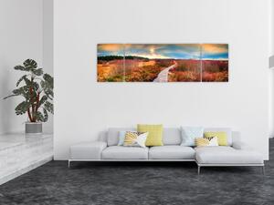 Obraz - Jesienna podróż krainą (170x50 cm)