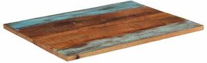 Prostokątny blat stołu 70x90 cm 25-27 mm, lite drewno z odzysku