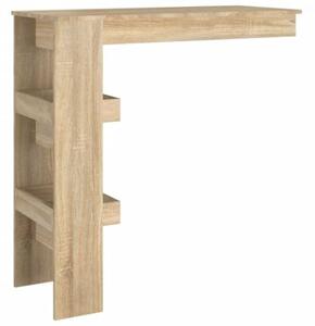 Stolik barowy, sonoma, 102x45x103,5 cm, materiał drewnopochodny