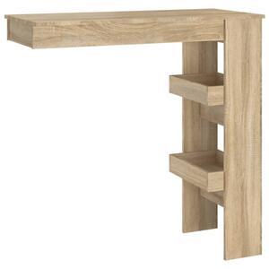 Stolik barowy, sonoma, 102x45x103,5 cm, materiał drewnopochodny