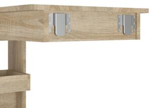 Stolik barowy, sonoma, 102x45x103,5 cm, materiał drewnopochodny