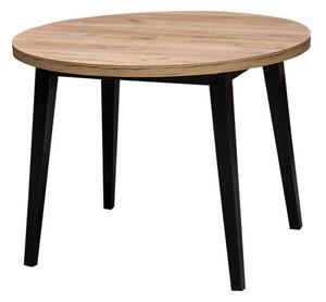 Okrągły stół rozkładany SJ75 wym. 100 cm + 40 cm wkładka styl LOFT