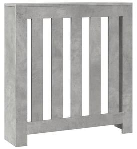 Osłona na grzejnik, szarość betonu, 78x20x82 cm
