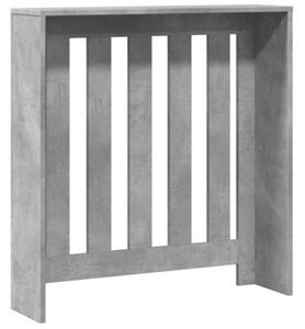 Osłona na grzejnik, szarość betonu, 78x20x82 cm