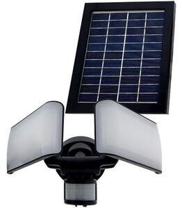 Baterie Centrum LED Zewnętrzny solarny reflektor z czujnikiem LED/20W/5,5V IP44 BC0552