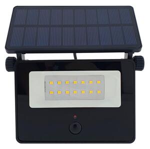 Baterie Centrum LED Zewnętrzny solarny reflektor z czujnikiemLED/2W/3,7V 4200K IP44 BC0555