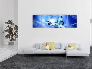 Obraz - Motyl, symbol nadziei (170x50 cm)