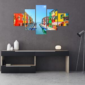 Obraz - Wyspa Burano, Wenecja, Włochy (125x70 cm)