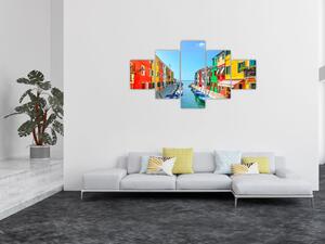 Obraz - Wyspa Burano, Wenecja, Włochy (125x70 cm)