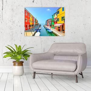 Obraz - Wyspa Burano, Wenecja, Włochy (70x50 cm)