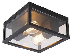Inteligentna lampa sufitowa czarna IP44 2-światłowa w tym Wifi ST64 - Charlois