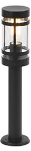 Inteligentna lampa zewnętrzna czarna 50 cm IP44 z WiFi ST64 - Gleam