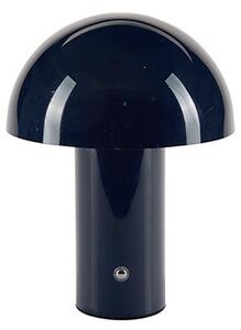 Cozy Living - Glossy Mushroom LED Lampa Stołowa H21,5 Blue Cozy Living