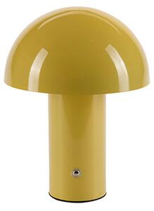 Cozy Living - Glossy Mushroom LED Lampa Stołowa H21,5 Yellow Cozy Living
