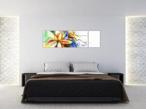 Obraz - Kwiat (170x50 cm)