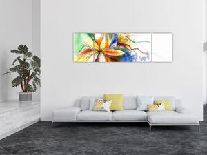 Obraz - Kwiat (170x50 cm)
