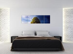 Obraz - Dzień i noc (170x50 cm)