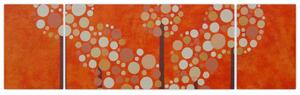 Obraz - Pomarańczowy las (170x50 cm)