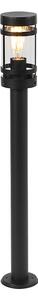 Zewnetrzna Nowoczesna lampa zewnętrzna czarna 80 cm IP44 - Gleam Oswietlenie zewnetrzne