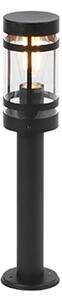 Zewnetrzna Nowoczesna lampa zewnętrzna czarna 50 cm IP44 - Gleam Oswietlenie zewnetrzne